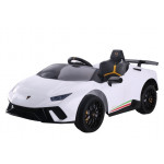 Elektrické autíčko - Lamborghini Huracan - nelakované - biele